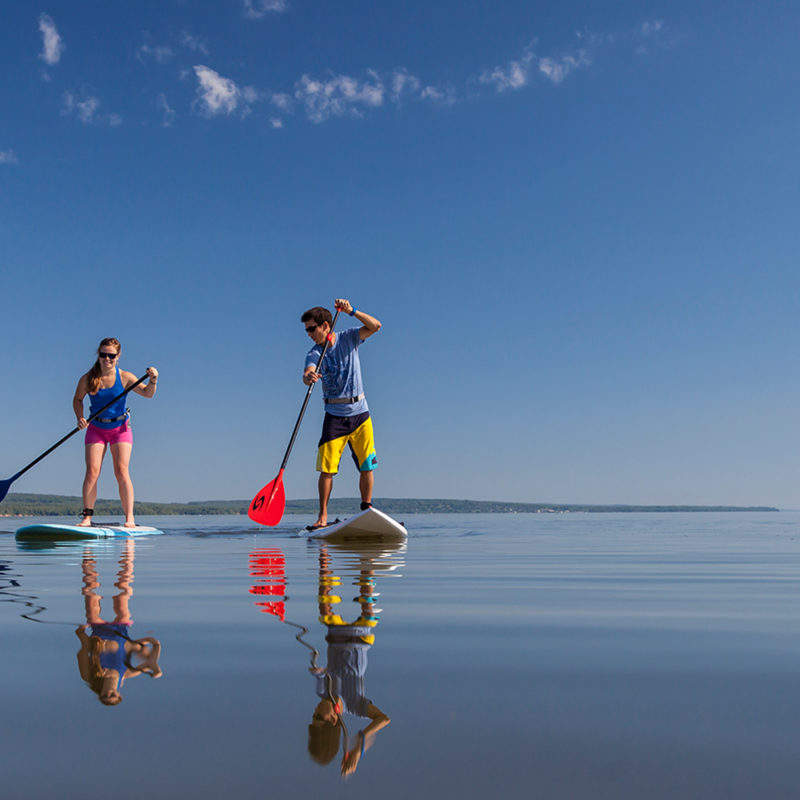 addle Boarding on Lake Superior