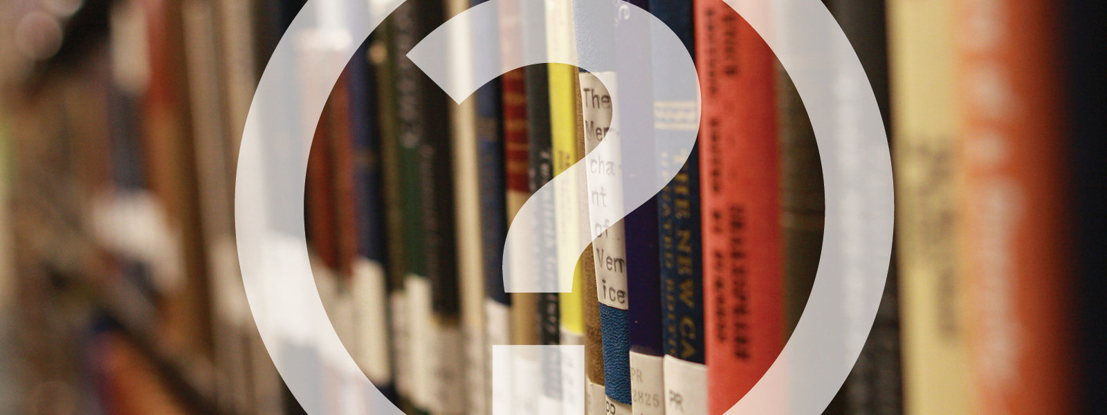 Question mark over books