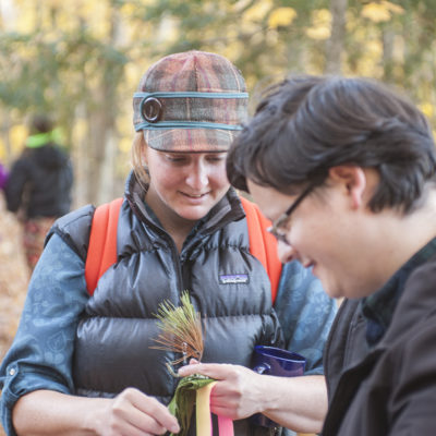 Northland College staff with student