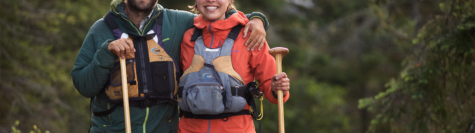Amy and Dave Freeman during the Year in the Wilderness Expedition