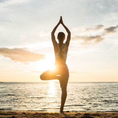 Yoga by water