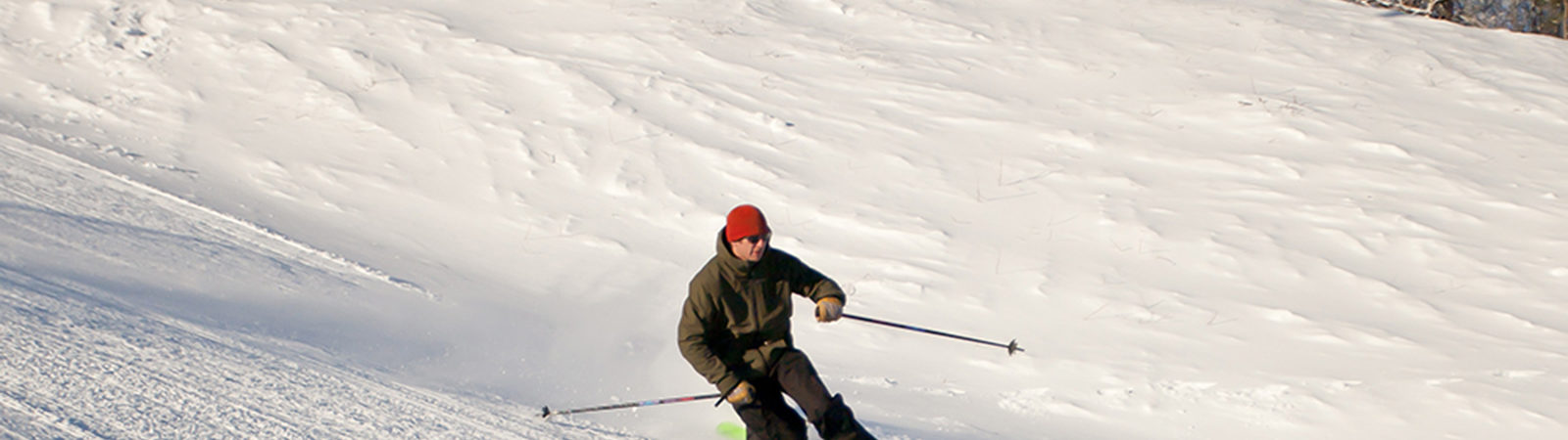 telemark skiing