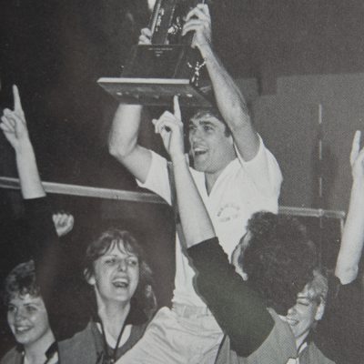 Northland College 1982 winning volleyball team